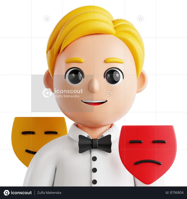 Acteur  3D Icon