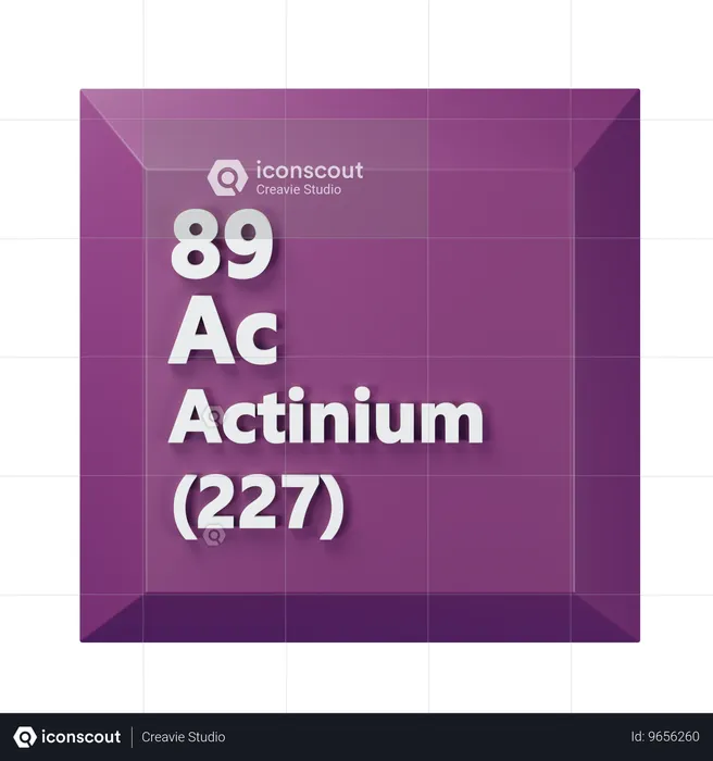 Actínio  3D Icon