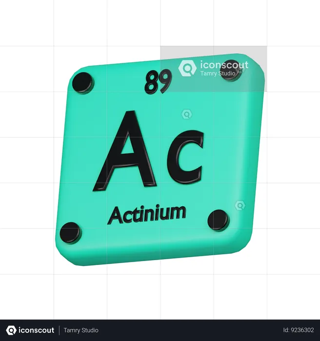 Actinium  3D Icon