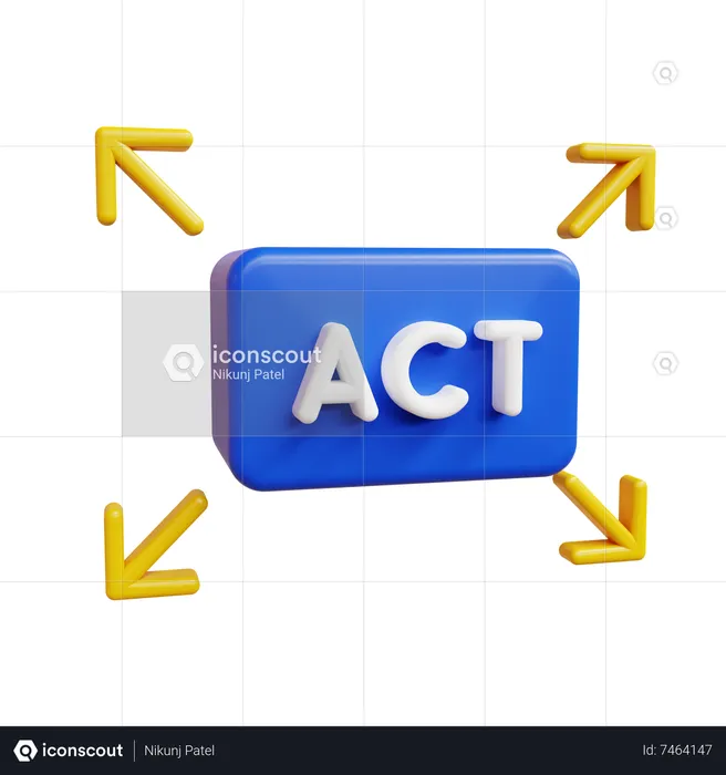 Action Button  3D Icon
