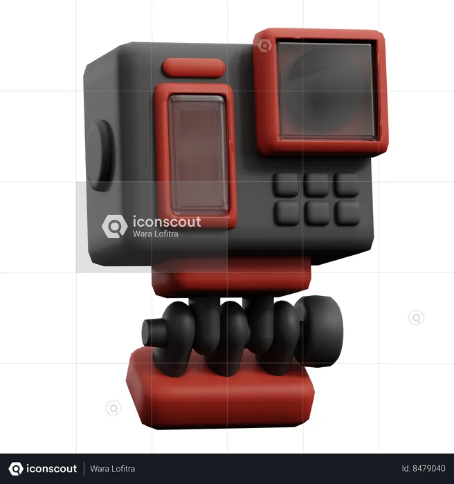 Action Camera  3D Icon