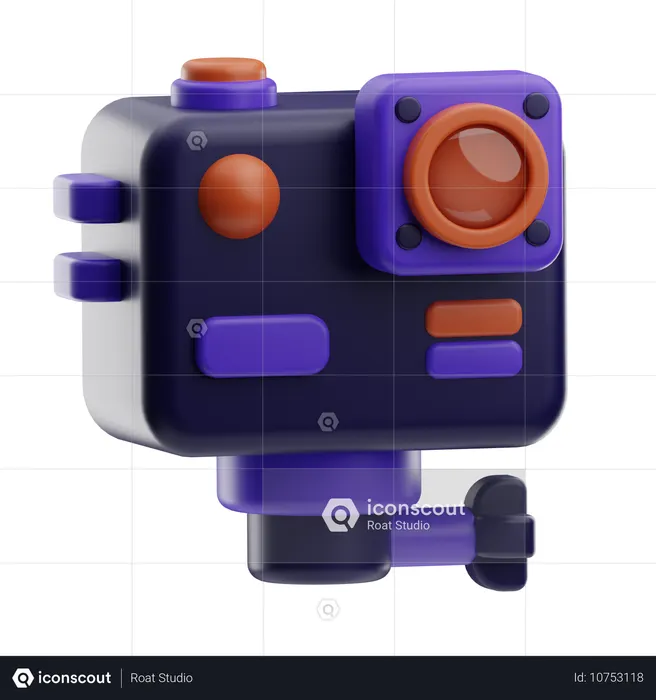 Action Camera  3D Icon