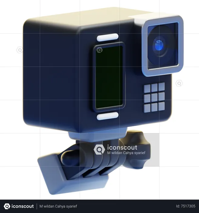 ACTION CAMERA  3D Icon