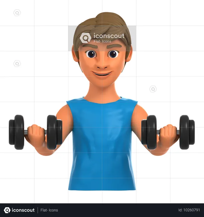 Activité de remise en forme  3D Icon