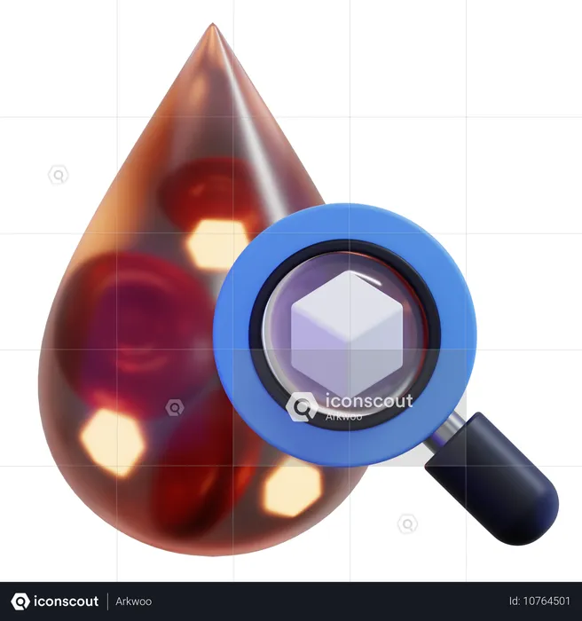 Açúcar no sangue  3D Icon