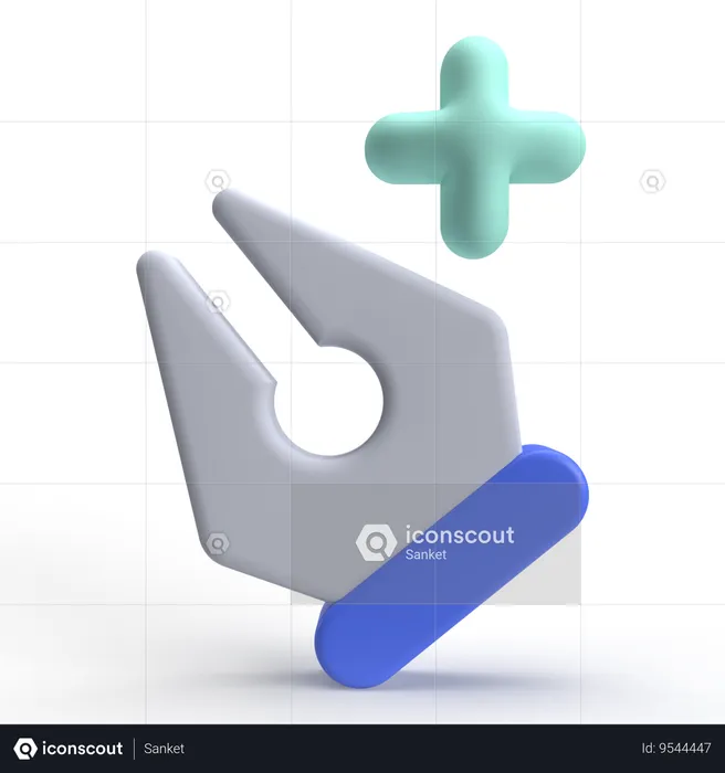 Adicionar âncora  3D Icon