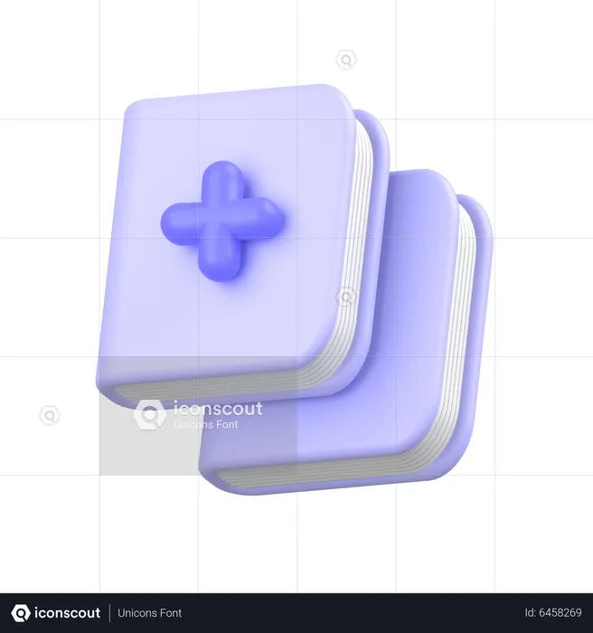 Add Book  3D Icon