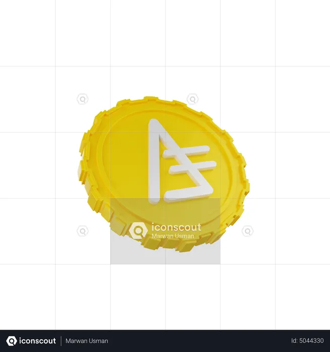 Add Coin  3D Icon