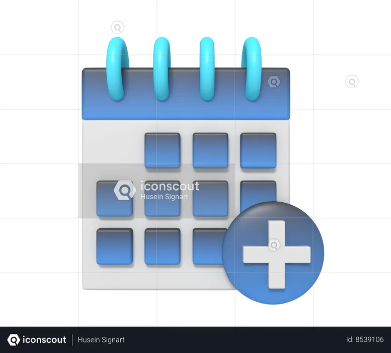 Add Event  3D Icon