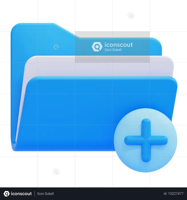 Add Folder  3D Icon