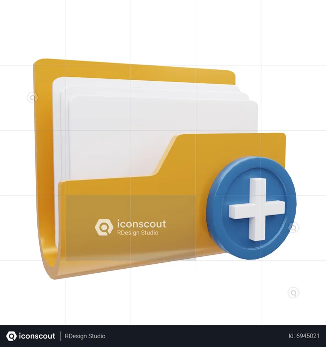 Add Folder  3D Icon