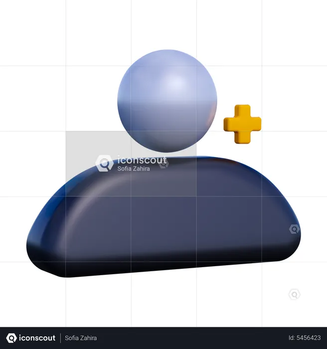 Add Friend  3D Icon