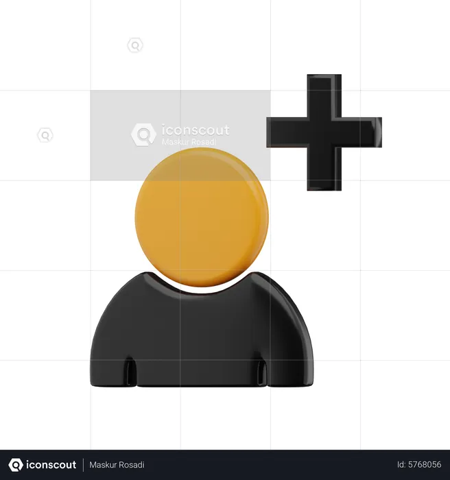 Add Friend  3D Icon