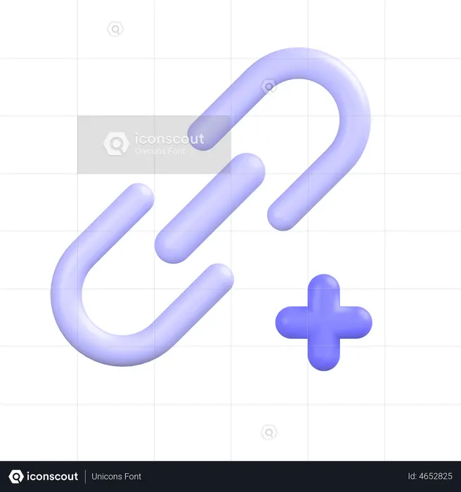 Add Link  3D Icon