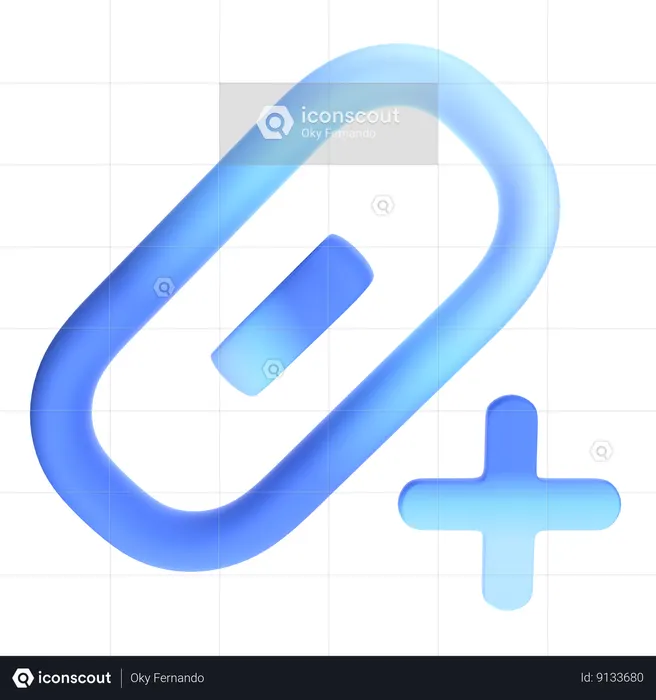 Add Link  3D Icon