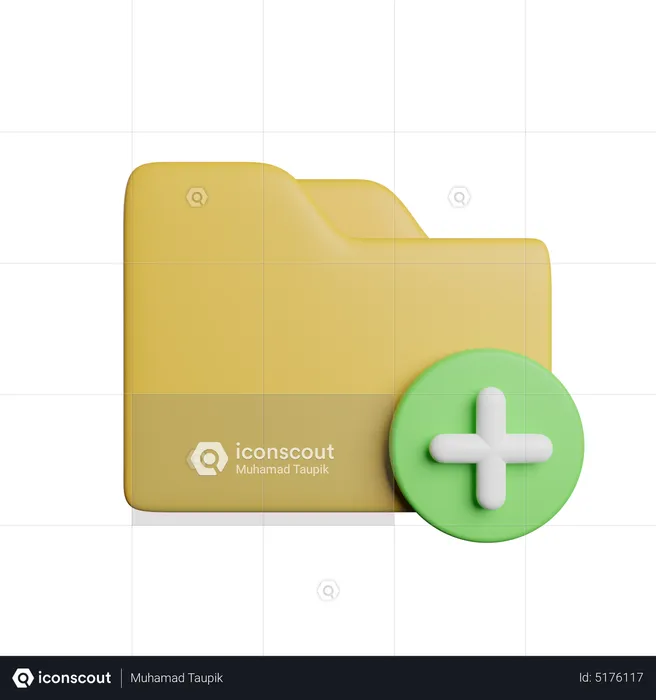 Add New Folder  3D Icon