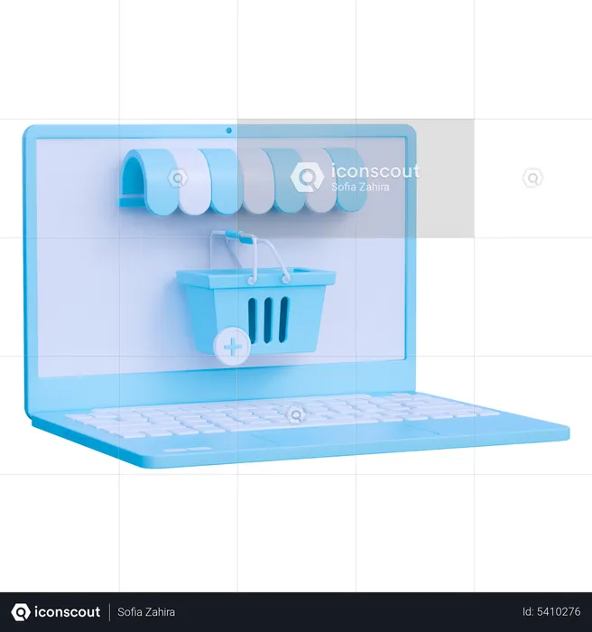 Ajouter un produit en ligne  3D Icon