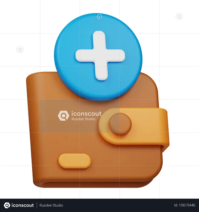 Add Payment  3D Icon