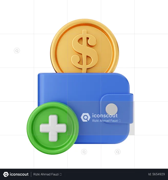 Add Payment  3D Icon