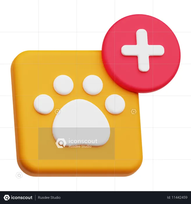Add Pet  3D Icon