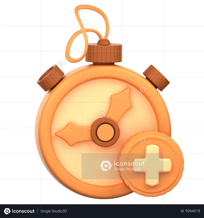 Add Time  3D Icon