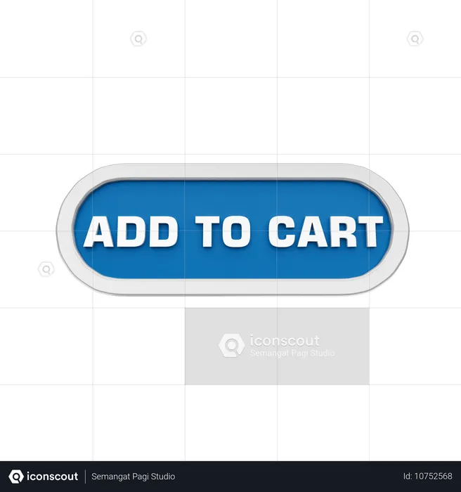 Add To Cart  3D Icon