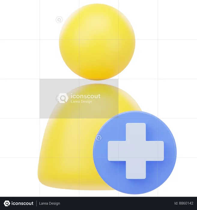 Add User  3D Icon