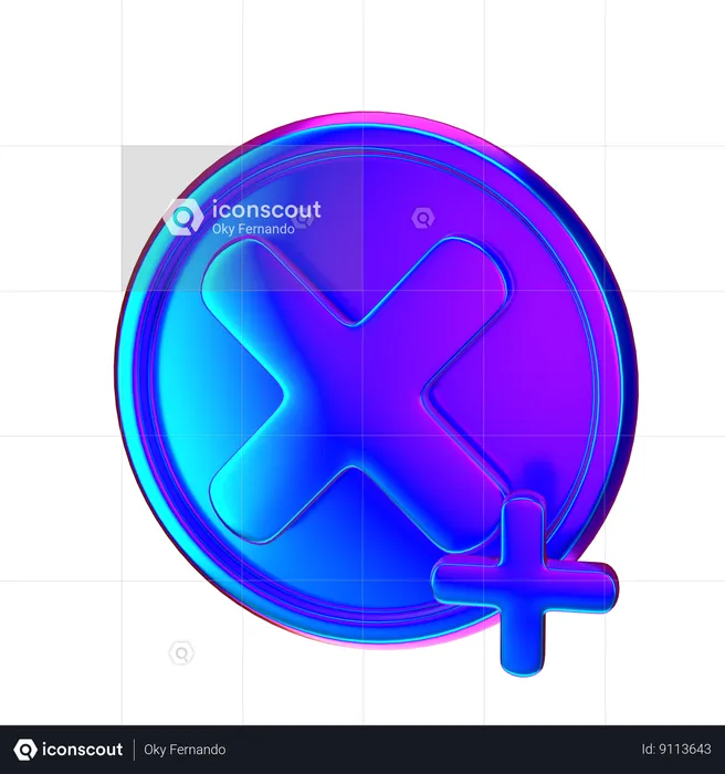 Add Variable  3D Icon