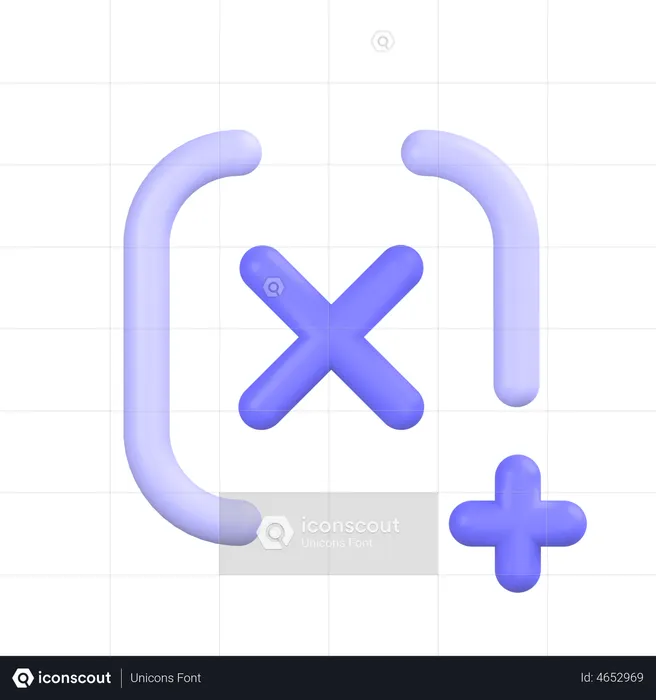 Add Variable  3D Icon