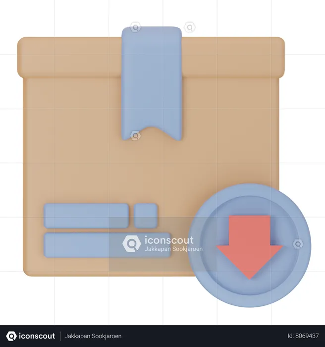 Adicionar à caixa  3D Icon