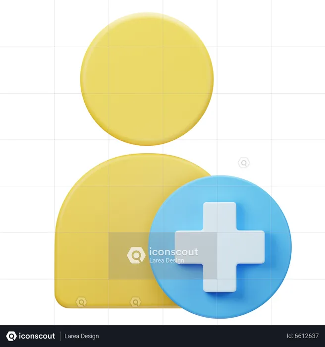 Adicionar amigo  3D Icon