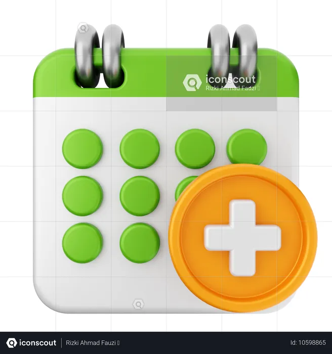 Adicionar calendário  3D Icon