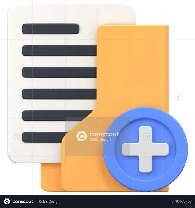 Adicionar pasta  3D Icon