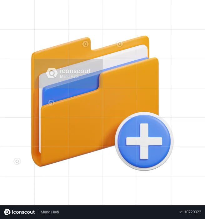 Adicionar pasta  3D Icon