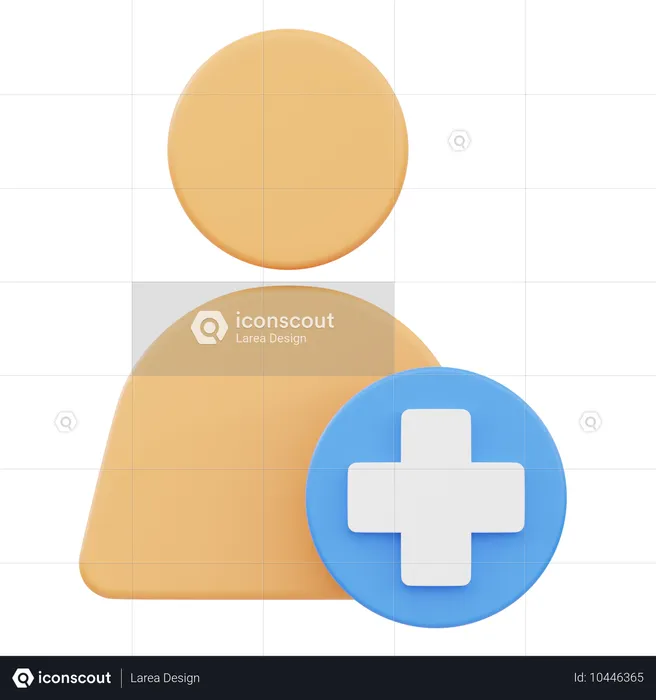 Adicionar usuário  3D Icon