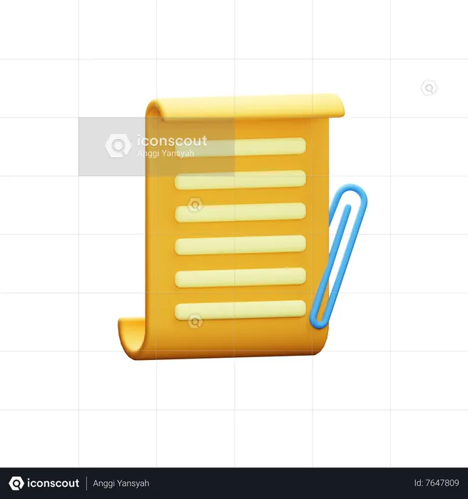 Documento adjunto  3D Icon