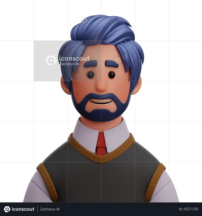 Administrador  3D Icon