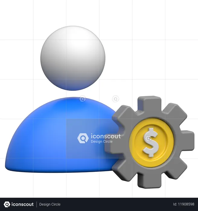 Gerente de cuentas  3D Icon
