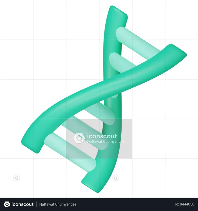 Adn genético  3D Icon