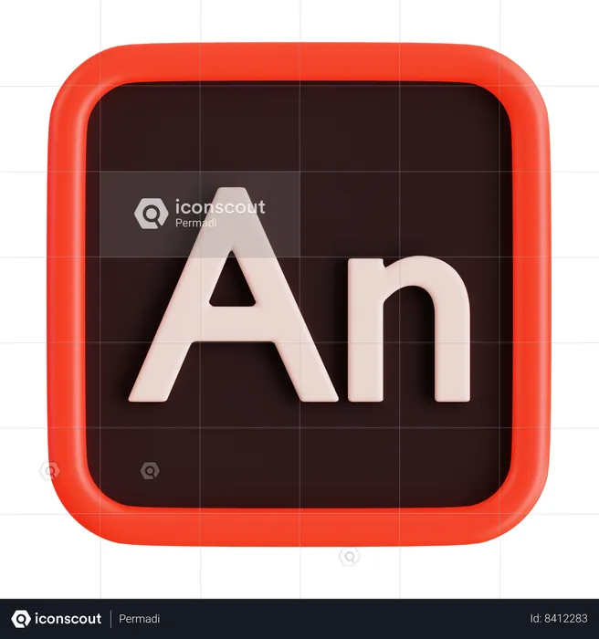 Adobe animer  3D Icon