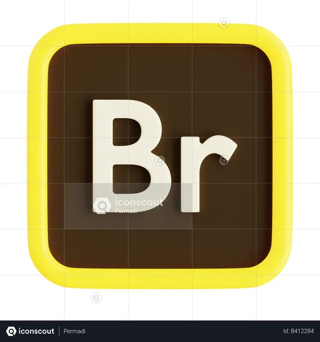 Adobe Bridge  3D Icon