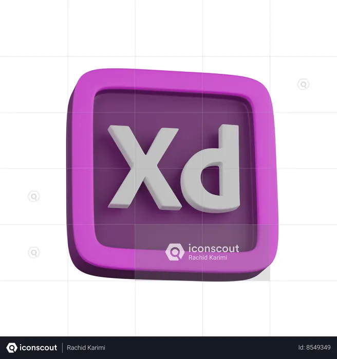 Adobe experience design  3D Icon
