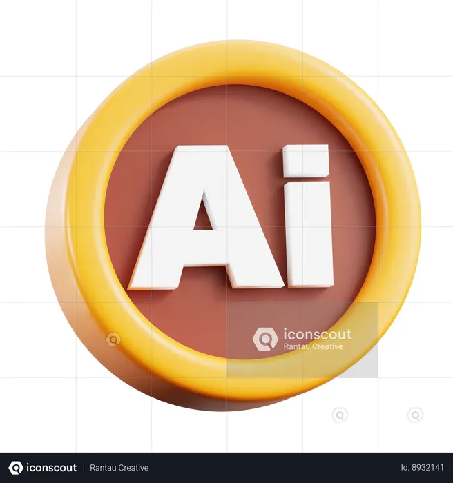 Adobe Illustrator  3D Icon