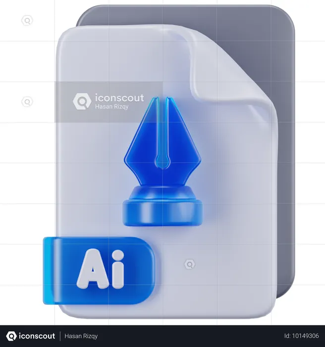 Adobe Illustrator  3D Icon