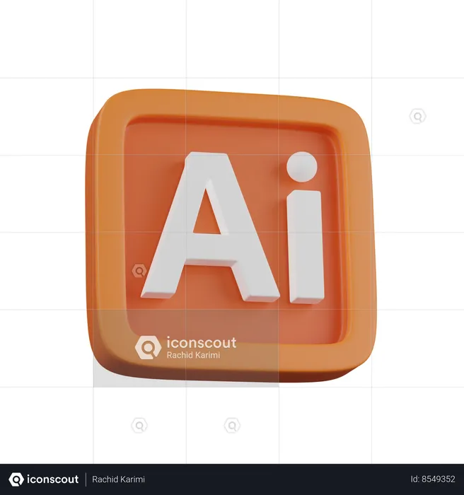 Adobe illustrator  3D Icon