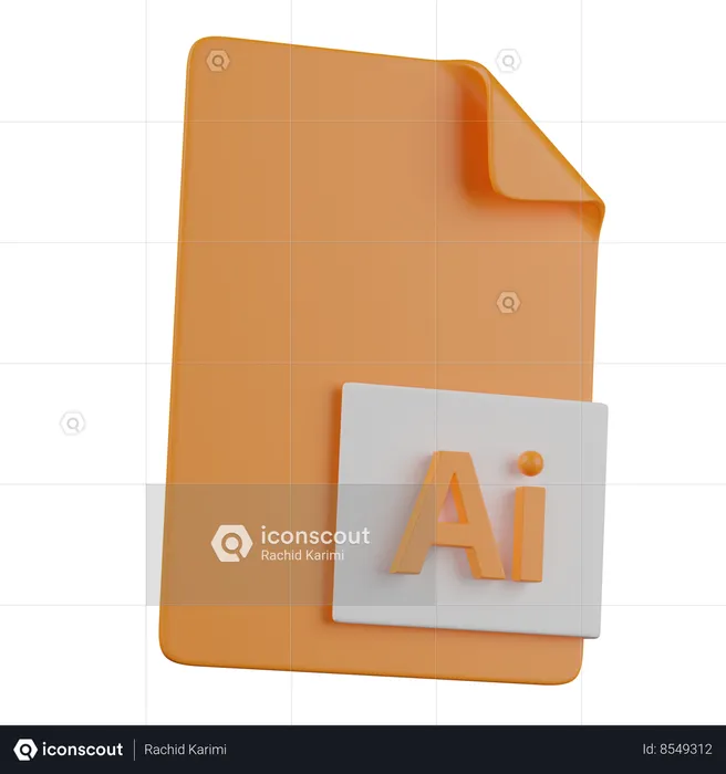 Adobe illustrator FILE  3D Icon