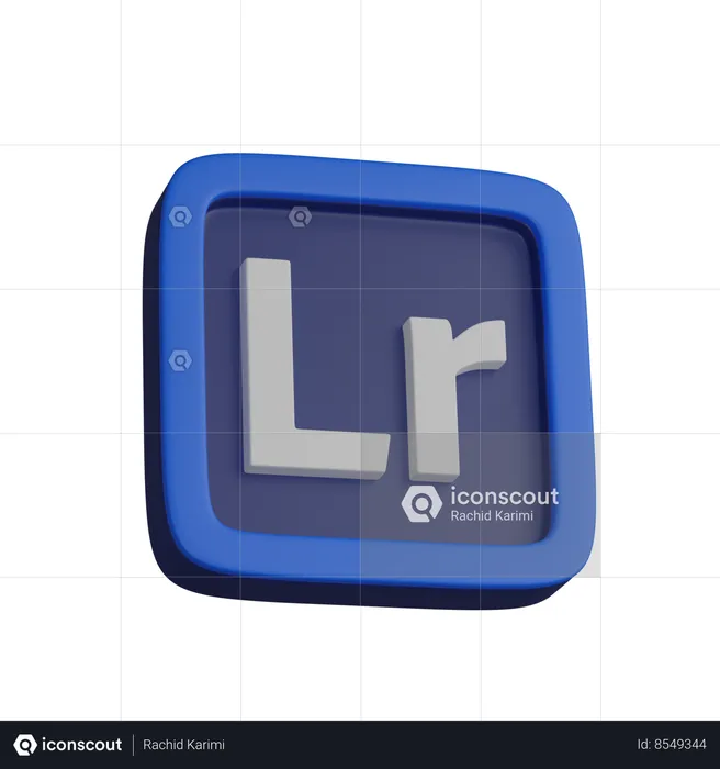 Adobe lightroom  3D Icon