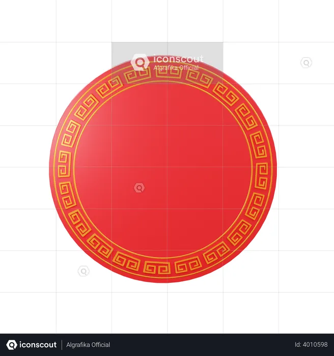 Adorno chino  3D Illustration