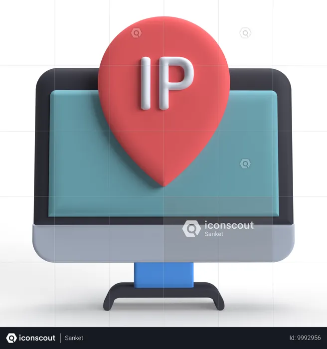 Adresse IP  3D Icon