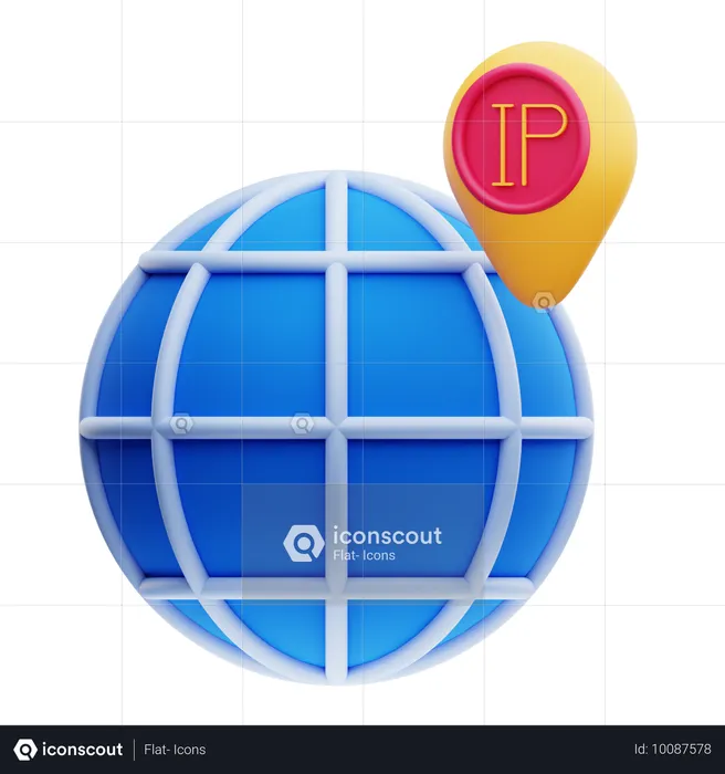 Adresse IP  3D Icon